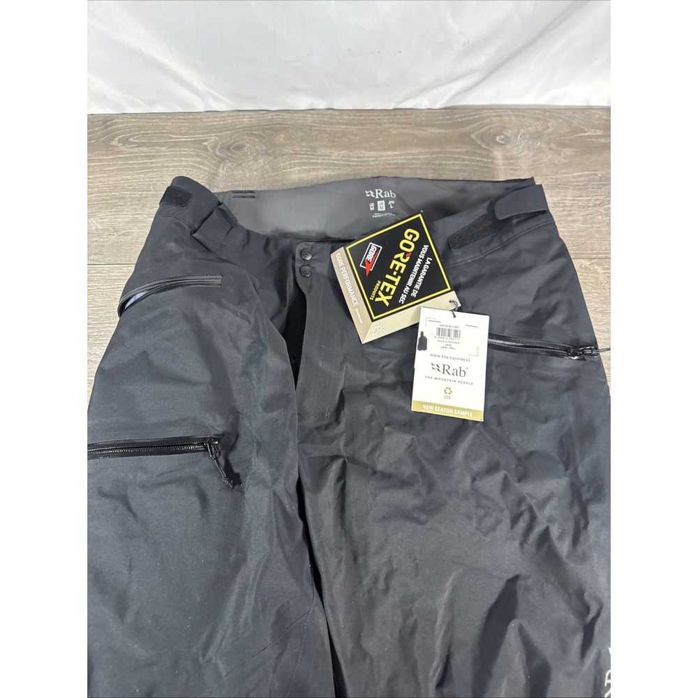Rab Khroma 3L GTX Mens Gore-Tex Pants Men's Medium Black - New With Tags!